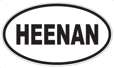 HEENAN - Oval Magnet
