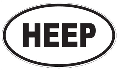 HEEP - Oval Sticker