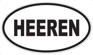 HEEREN - Oval Magnet