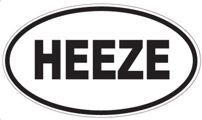HEEZE - Oval Magnet