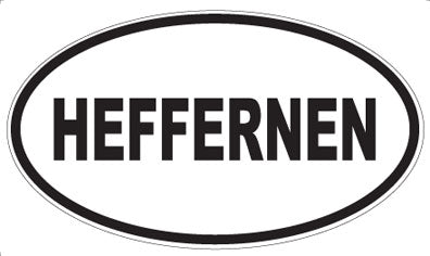 HEFFERNEN - Oval Magnet