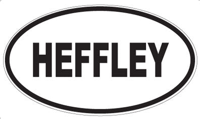 HEFFLEY - Oval Magnet