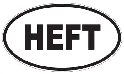 HEFT - Oval Magnet
