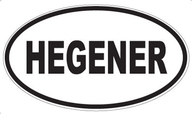 HEGENER - Oval Magnet