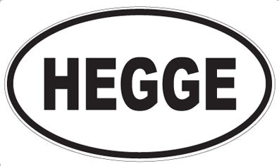 HEGGE - Oval Magnet