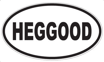 HEGGOOD - Oval Magnet
