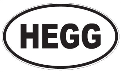 HEGG - Oval Magnet
