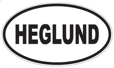 HEGLUND - Oval Magnet