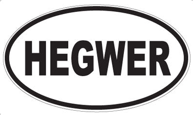 HEGWER - Oval Magnet
