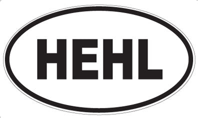 HEHL - Oval Sticker