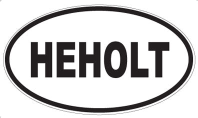 HEHOLT - Oval Sticker