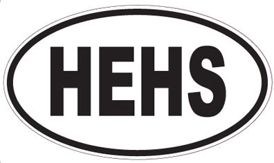 HEHS - Oval Sticker