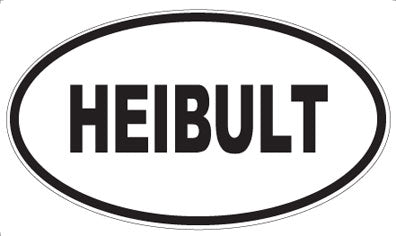 HEIBULT - Oval Sticker