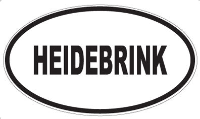 HEIDEBRINK - Oval Magnet