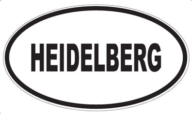 HEIDELBERG - Oval Magnet