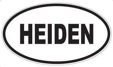 HEIDEN - Oval Magnet