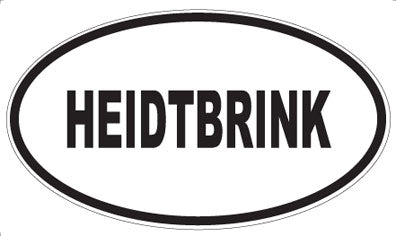 HEIDTBRINK - Oval Magnet