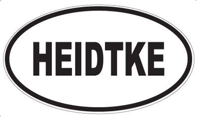 HEIDTKE - Oval Magnet