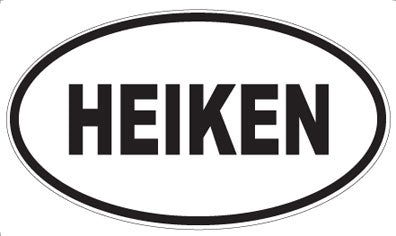 HEIKEN - Oval Magnet
