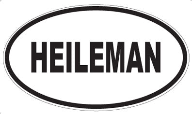 HEILEMAN - Oval Sticker