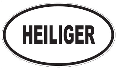 HEILIGER - Oval Magnet