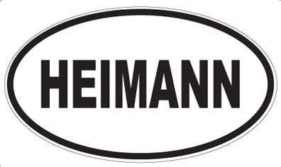 HEIMANN - Oval Sticker