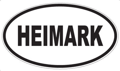 HEIMARK - Oval Sticker