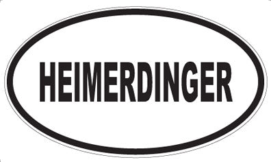 HEIMERDINGER - Oval Magnet
