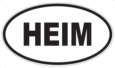 HEIM - Oval Magnet