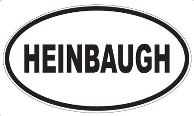 HEINBAUGH - Oval Magnet