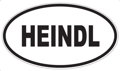 HEINDL - Oval Sticker