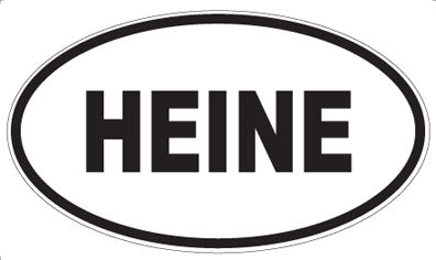 HEINE - Oval Magnet