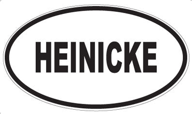 HEINICKE - Oval Magnet