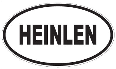 HEINLEN - Oval Sticker