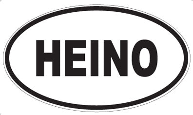 HEINO - Oval Sticker