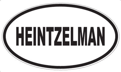 HEINTZELMAN - Oval Magnet
