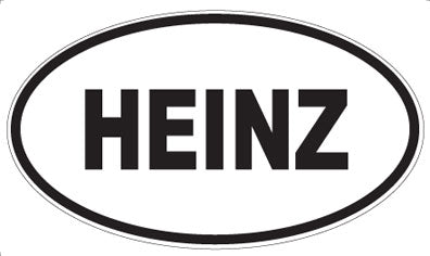 HEINZ - Oval Sticker