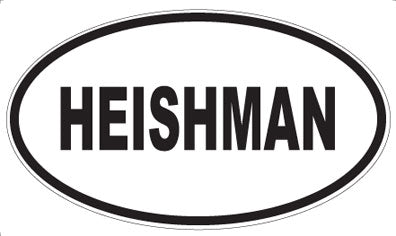 HEISHMAN - Oval Magnet