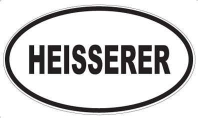 HEISSERER - Oval Magnet