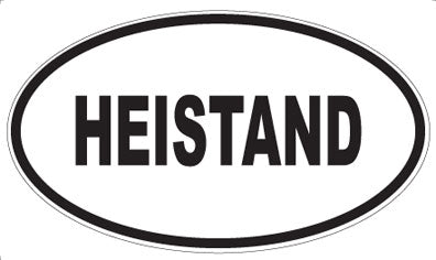 HEISTAND - Oval Sticker