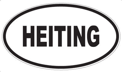 HEITING - Oval Magnet