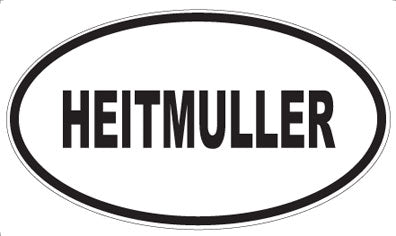 HEITMULLER - Oval Magnet