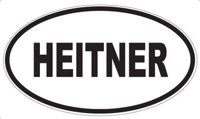 HEITNER - Oval Magnet