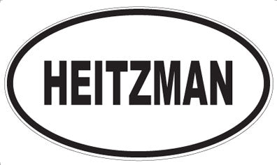 HEITZMAN - Oval Magnet