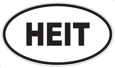 HEIT - Oval Magnet