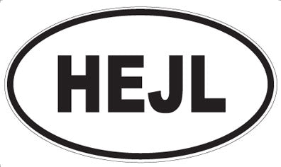HEJL - Oval Magnet