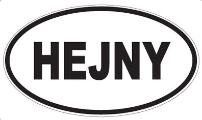 HEJNY - Oval Magnet