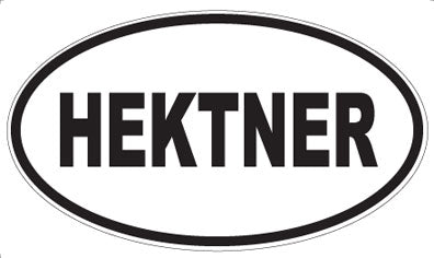 HEKTNER - Oval Magnet