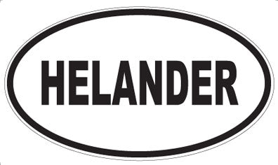 HELANDER - Oval Magnet