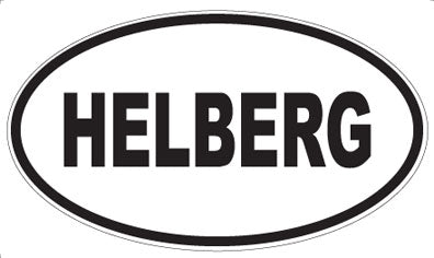 HELBERG - Oval Magnet